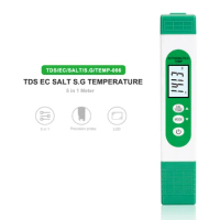 5 in 1 TDS/EC/Salinity/S.G./Temp Meter Digital Water Quality Tester Thermometer for Aquarium Household Water Measuring Instrumen