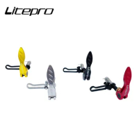 Litepro Seatpost Clamp Aluminum Alloy Folding Bike Seat Tube Rod Clips For Brompton Bicycle Cycling Parts