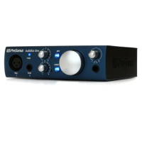 PreSonus AudioBox IONE USB external sound card 2 in 2 out 48V phantom power supply for Guitarists and Songwriters