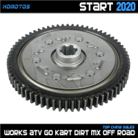 Motorcycle 67 tooths Manual Clutch Primary Gear For Lifan 125cc LF 125 Kick Starter Horizontal Engine Dirt Pit Bike