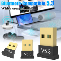 Wireless USB Bluetooth 5.3 Adapter USB 2.0/3.0 3Mbps Transmitter Receive For PC Windows XP Laptop and Desktop Windows 11 10 9 8