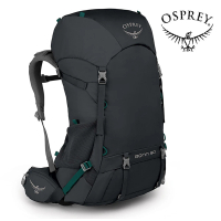 【Osprey】Renn 50 透氣網架式登山背包 女款 煤渣灰(健行背包 徙步旅行 登山後背包)