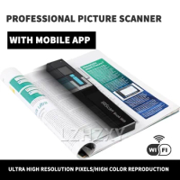 1200DPI Portable A4 Document Reader Scanner For Contract Books Office Business Handheld Mobile Scanners JPG PDF Format