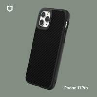 犀牛盾 iPhone 11 Pro SolidSuit 防摔背蓋手機殼-碳纖維紋路