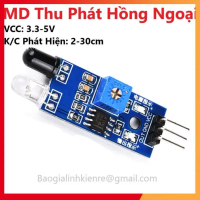 Mạch Module Cảm Biến Hồng Ngoại LM393 - Dò Đường Tránh Vật Cản