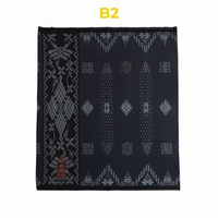Sarung Pria HMM Samarinda Motif Tumpal Warna Poliester Anti Kusut B2