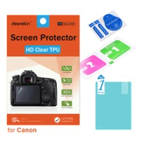 Deerekin HD Soft TPU Screen Protector for Canon EOS M3 M5 M6 M10 M50 M100 M200 100D 200D 250D Rebel SL1 SL2 SL3