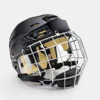 Ice hockey helmet Land hockey roller hockey helmet protective protective gear complete equipment
