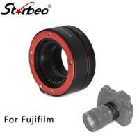 Auto Focus Macro Extension Adapter Tube Ring 10mm+16mm Set Metal Mount For Fujifilm XT30II XT30 XT3 XT4 XE4 MCEX-11 MCEX-16