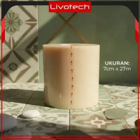 LIVO Foam Underwrap Taping Busa Perban Elastis Ringan Tape Bandage Sport Tangan Kaki Jari 6cm x 20m