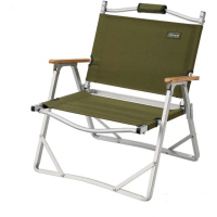 【Coleman】輕薄摺疊椅.休閒椅.折疊椅/超薄設計.攜帶方便(CM-33562 綠橄欖)