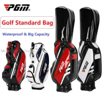 Pgm Golf Bags PU Leather Golf Club Bags For Men Women Waterproof Sports Cart Club Airbag High Capacity Package Durable Pack