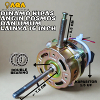 AQA ELEKTRIK DINAMO KIPAS ANGIN COSMOS DOUBLE BEARING 16 INCH DINAMO MESIN KIPAS ANGIN COSMOS DOUBLE