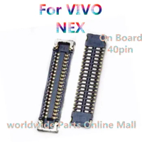 10pcs-50pcs For VIVO NEX Mobile phone tail socket motherboard cable connection buckle FPC connector On Board Flex 40 pins