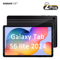 2PCS HD Scratch Proof Screen Protector Tempered Glass For Samsung Galaxy Tab S6 lite 2024 10.4 inch SM-P620 SM-P625