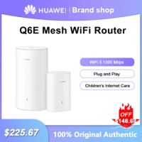 Original Huawei Q6E Mesh WiFi Dual-Band 1300 Mbps WiFi 5 Wireless Router Whole Home Coverage Gigabit Network Repeater