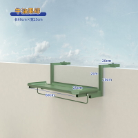 陽台花架 懸掛式花架 花架 陽台懸掛花架窗沿護欄置物架窗台花盆掛架加寬植物架吊蘭專用架子
