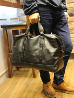 FINDSENSE Z1 韓國 時尚 潮 男 皮質 大容量 旅行包 手提包 單肩包 斜背包 側背包 旅行袋
