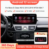 Android 12 Touch Screen For Mercedes Benz E Class W212 S212 2012-2015 Multimedia Player Display Navigation Bluetooth WiFi GPS