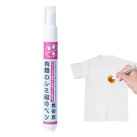 Instant Fabric Stain Remover 10ml Household Stain Remover Pen Multi-Use Leakproof Stain Cleaning Pen For Oil Stains Blood Stains