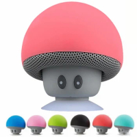 Small Mushroom Cute Style Mini Wireless Bluetooth-compatible Speaker Mp3 Music Player With Mic Waterproof A9E8