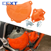 Motorcycle Accessories Clutch Guard Water Pump Cover Protector For KTM 250 350 SXF EXCF XCF XCFW SIX DAYS FREERIDE 2013-2016