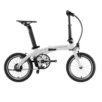 【HASA】赫速 SEF16 16吋單速5段電動輔助//鋁合金前叉//折疊腳踏車-白(輕量電輔車 輕量電動車)