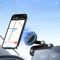 For Magnetic Phone Holder Car Mount with Magsafe For Model Y 2024 Accessories Applicable To Apple Xiaomi All Mobile Phones