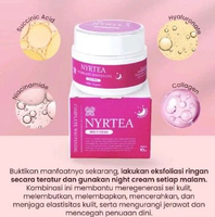 Night Cream Niacinamide Untuk Kulit Cerah NYRTEA NIGHT CREAM