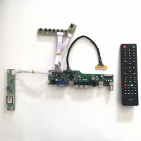 VGA AV Audio USB TV LCD TV Board for 17.1 inch resolution 1400x900 LP171WP4 LVDS Monitor Kit for Raspberry PI