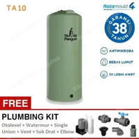 Tangki Air Ramping Penguin 1000 Liter Tandon Toren Slim TA 10 Hijau