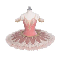 Free Ship! Puffy Fluffy Adult Flower Fairy Dresses Ballet Tutu Fairy women classical ballet tutu Beautiful pink classical dance