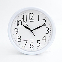 時鐘 CASIO簡潔淨白圓形居家【NVC3】柒彩年代