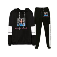 WAWNI Kimberly Loaiza Hoodie Suit Casual 2 Piece Sets Harajuku Pullover Pants Hip-hop Sweatshirt Suit Cosplay Two Piece Set