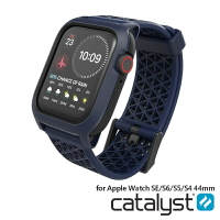 強強滾p-CATALYST APPLE WATCH 耐衝擊防摔保護殼(含錶帶)-藍色