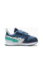 รองเท้าผ้าใบเด็กเล็กยูนิเซ็กส์ Playmobil R78 สี Club Navy-Blue Horizon-Jade Frost