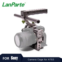 Lanparte Camera Cage for Sony A7S3 with REC Control Top Handle