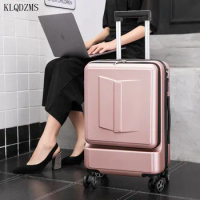 KLQDZMS 20’’24 Inch New Suitcase Carry-on Swivel Wheel with Laptop Bag Business Trolley Case Boarding Box Rolling Luggage