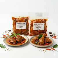 Ayam Rica-Rica 400gr | Bebek Rica-Rica 325gr | Ayam Bebek Rica Medok Siap Saji - Enak Lezat Gurih Ho