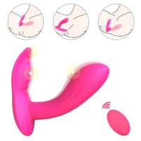 10 Speeds Wearable Butterfly Dildo Vibrator G Spot Sex Toys for Women Clitoris Stimulator Remote Control Panties Vibrating