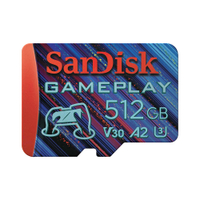 SanDisk GamePlay 512GB microSD A2 V30 U3 手機和掌上型遊戲記憶卡