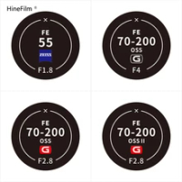 55ZA 100-400GM 100GM 85GM 70-200 Lens Cap Decal Skin For Sony lens rear cap sticker PZ 16-35G 70-200GM Premium Warp Film Sticker
