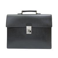 【二手名牌BRAND OFF】GUCCI 古馳 黑色牛皮 Briefcase 公事包 手提包 34045