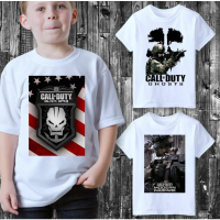 Call OF DUTY 1 KIDS เสื้อ 0-12 ปี / เสื้อยืดพิมพ์ลายกราฟิก /อนิเมะ CHARACTER TSHIRT MM