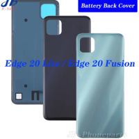 10Pcs Back Battery Cover Replacement For Motorola For MOTO Edge 20 Lite Pro Fusion Rear Housing Door Case With Adhesive