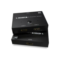 HDMI 2.1 HDMI 2.1 Bi-Directional Switcher 8K@60Hz Bi-Directional 8K 2x1 HDMI-Compatible Switch HD Switcher Splitter