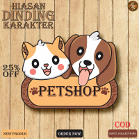 Hiasan Dinding Aesthetic Karakter Petshop
