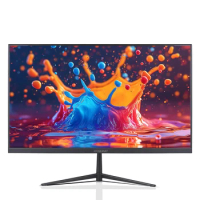 Desktop Monitor 24in High Clear 16:9 IPS Panel 250cd/m2 Ultra Thin LED Monitor Compatible w/ HDMI Eye Care Desktop Monitor 75HZ