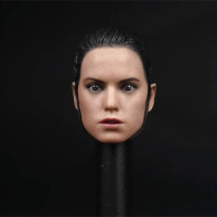 1/6 Rey Skywalker Daisy Ridley Head Scupt Model Fit for 12'' TBLeague Suntan Action Figure