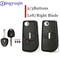 jingyuqin 2/3Buttons Modified Remote Car Key Shell Cover Case For Mitsubishi Lancer Evolution Grandis Outlander Left/Right Blade